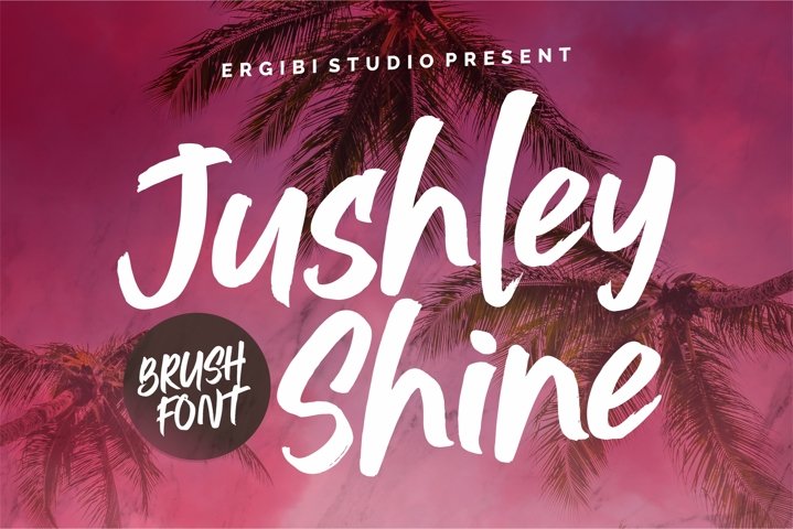 Jushley Shine - BRUSH FONT