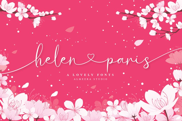 Helen Paris - Lovely Font