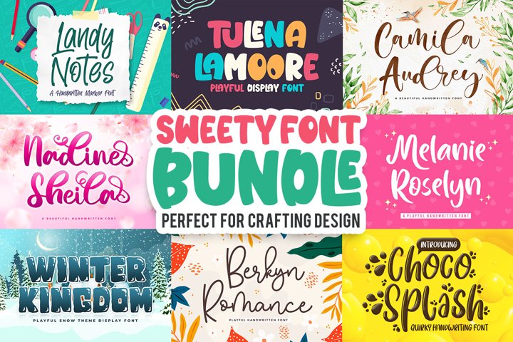 Sweety Font Bundle