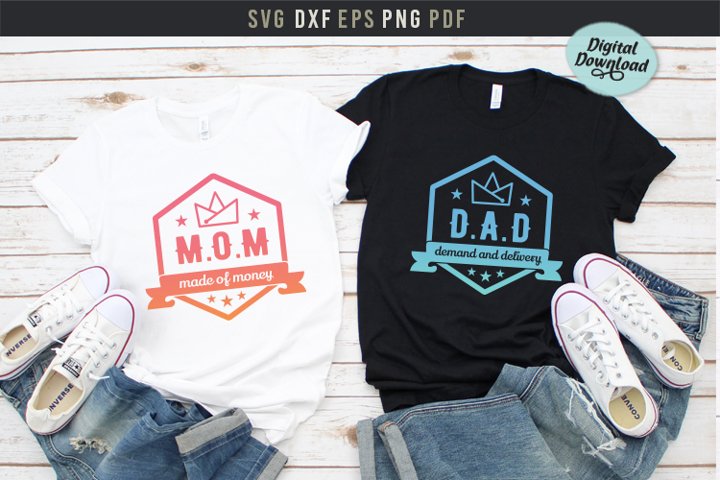 Download Mom And Dad Beer Cat Design Design Bundles