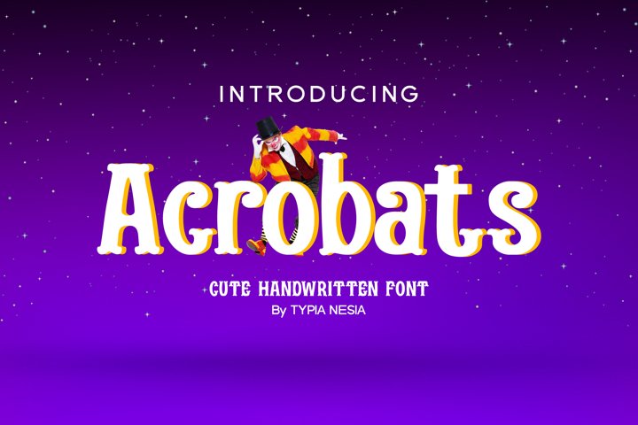 Acrobats - Circus Font