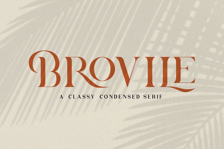 Brovile. A Classy Serif