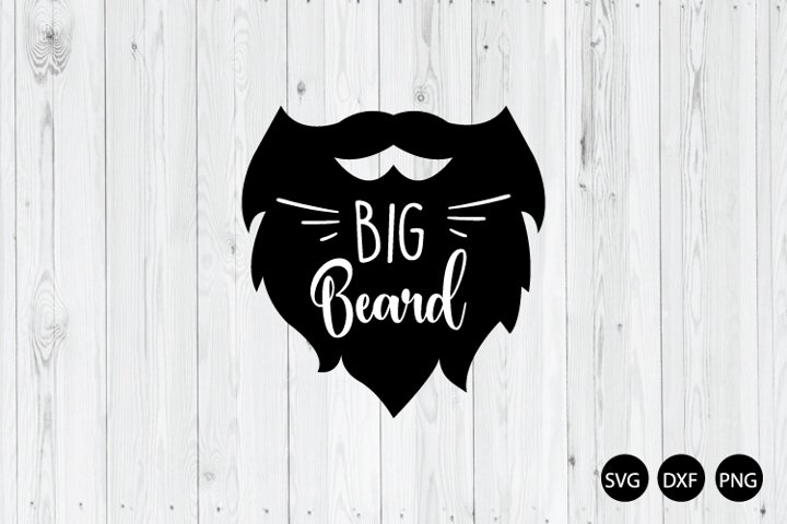 Download Big Beard SVG, Beard SVG, Father Day SVG (663294) | Cut ...