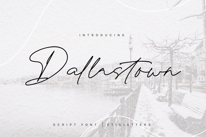Dallastown - Script Font