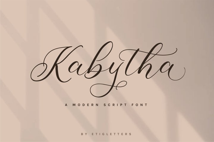 Kabytha | Script Font