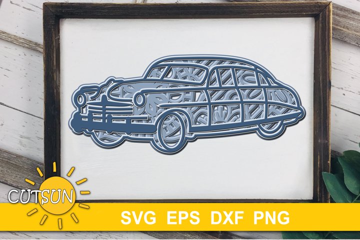 Download 3D Layered Hudson Car Mandala SVG - 5 layers (904190 ...