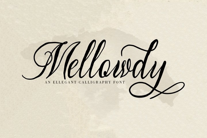 Mellowdy | A Calligraphy Script Font