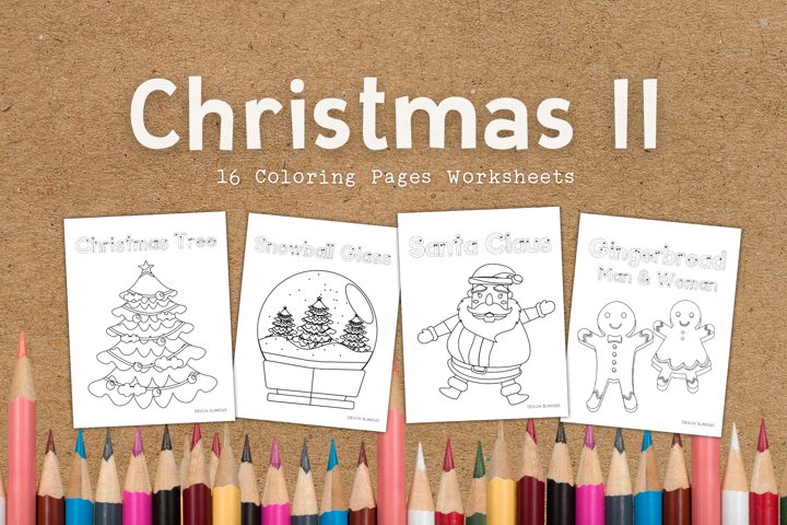Christmas Special Educational and Coloring Worksheets