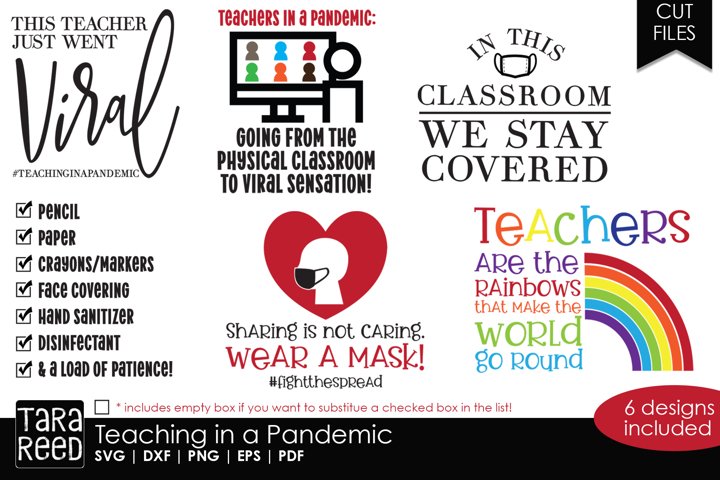 Download Teaching in a Pandemic - School SVG and Cut Files (758996) | Cut Files | Design Bundles