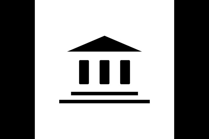 capital building symbol flat icon (855979) | Icons | Design Bundles