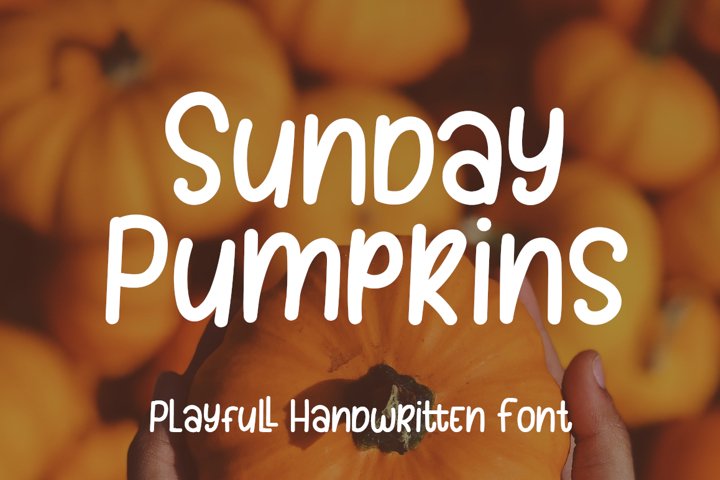 Sunday Pumpkins - Playful Font