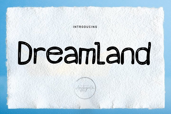 Dreamland // Handwritten Font