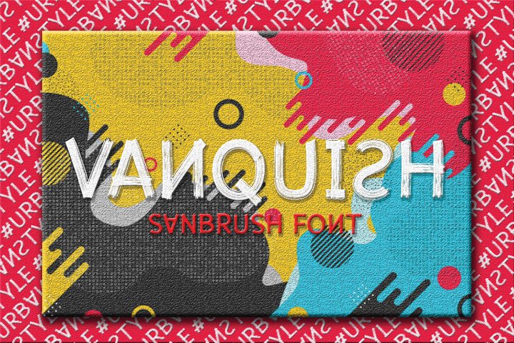 Vanquish | Sanbrush Font