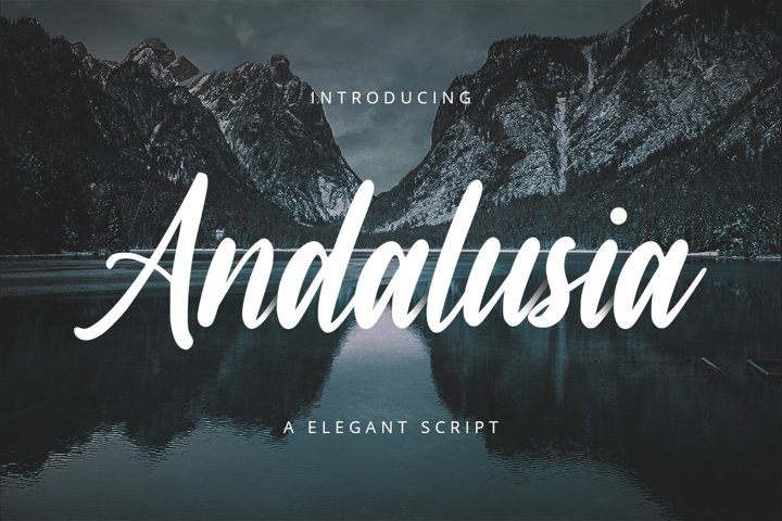 Andalusia // A Elegant Script Font