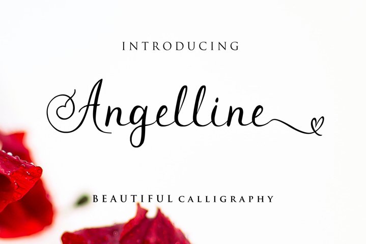 Angelline Modern Calligraphy Font