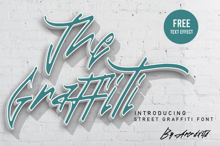 The Graffiti Font | Free Text Effect