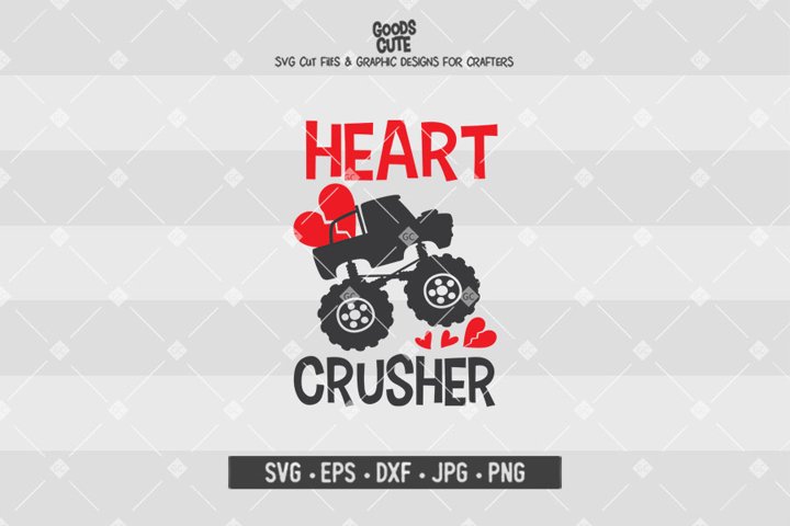 Heart Crusher Monster Truck Svg 438822 Cut Files Design Bundles