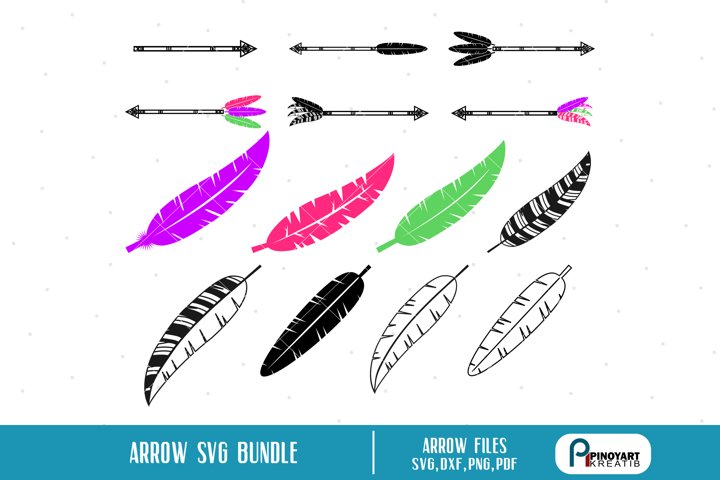arrow svg,arrow svg file,feather svg,feather svg file,arrow (71277) | Cut Files | Design Bundles