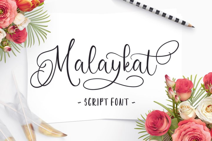 Malaykat Script Font
