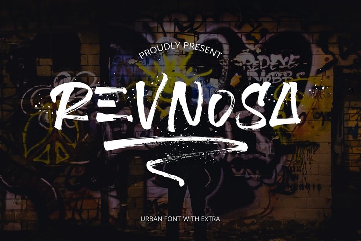 Revnosa Urban Brush Font