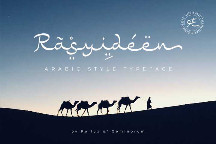 Rasyideen - Arabic Style Typeface