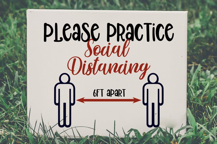 Please Social Distance, 6 feet apart svg, 6 ft distancing