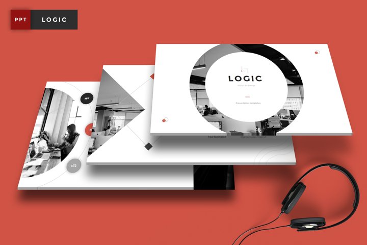 logic pitch deck powerpoint template 823408 custom powerpoint background