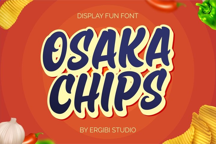 Osaka Chips Fun Font