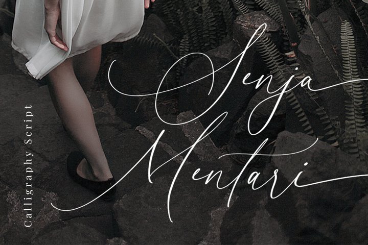Senja Mentari - Modern Script