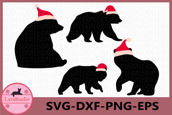 Bear Svg, Christmas Svg, Bear Christmas Cut Files, Bear (293079) | Cut