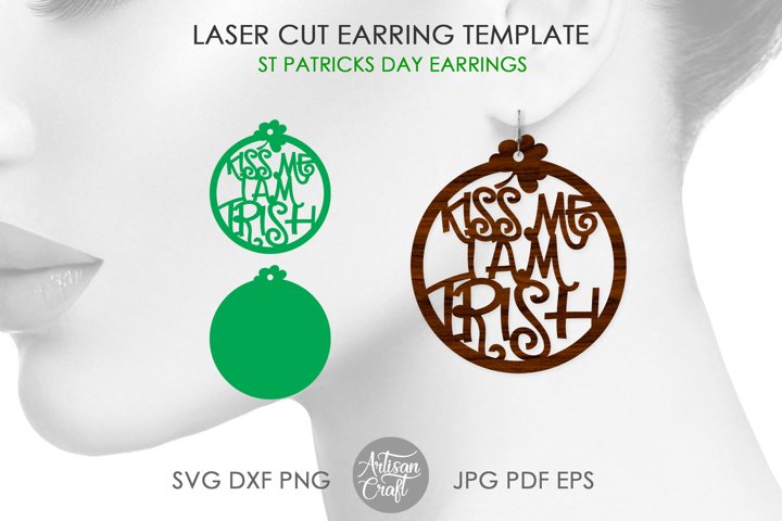 Download Free Svgs Download Earring Template Svg Floral Earrings Svg Free Design Resources PSD Mockup Templates