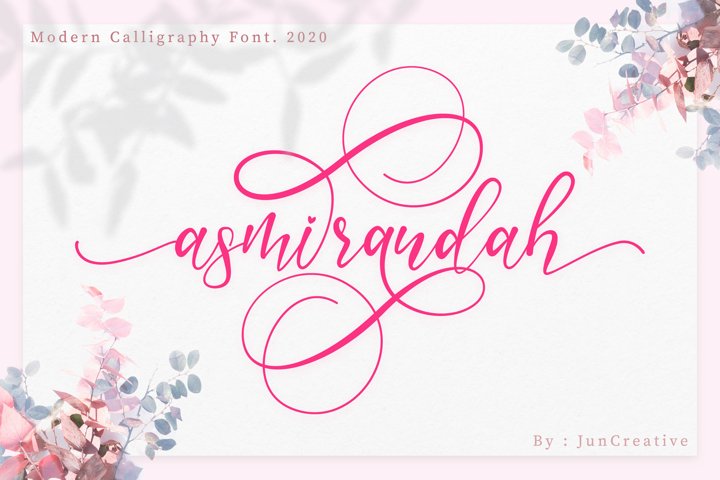 Asmirandah Modern Script