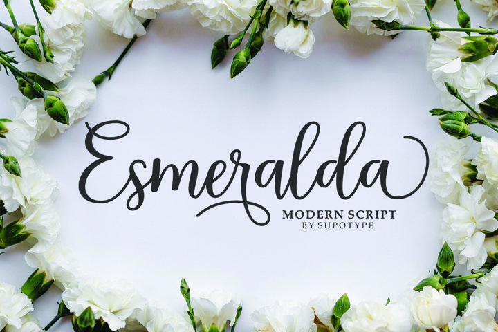 Шрифт - Esmeralda 1 Esmeralda Script - Free Font Of The Week Font