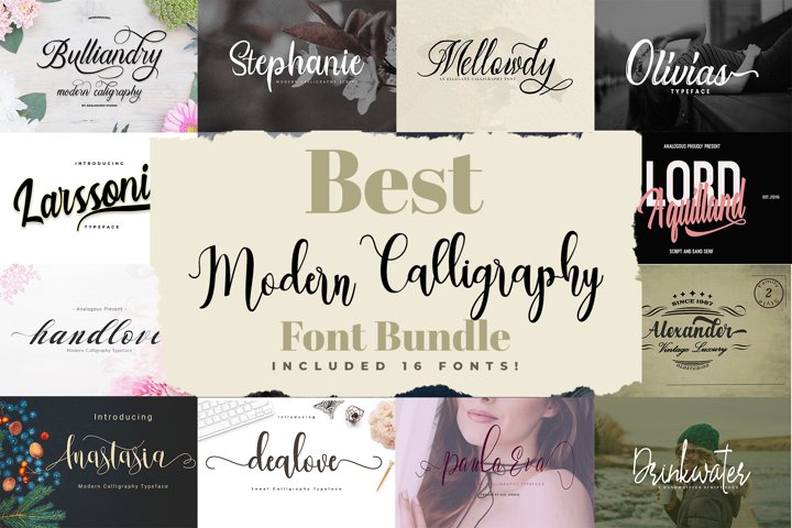 Best Modern Calligraphy Font Bundle