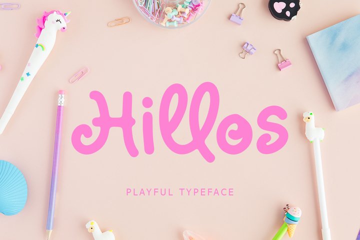 Hillos playful font