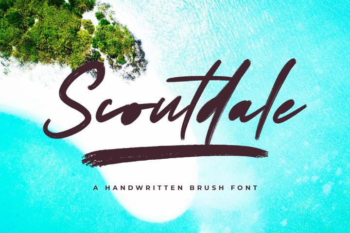 Scoutdale | Handwritten Brush Font