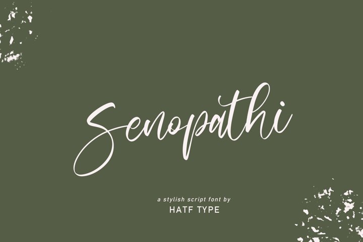 senopathi - Beautiful Script