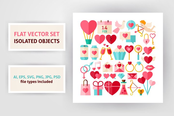 Download Free Illustrations Download Valentine Day Love Infographics Free Design Resources