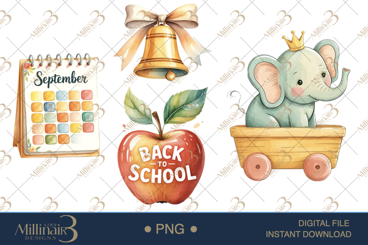 Cute Animals Nursery And Preschool Clipart