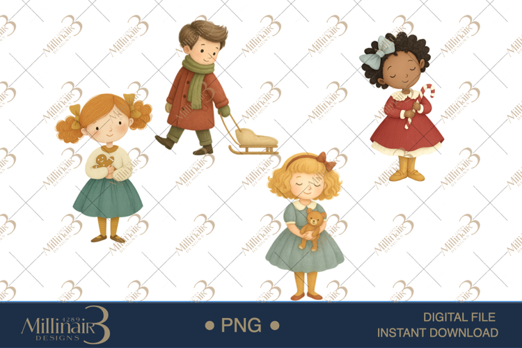 Vintage Christmas Clipart Image 21