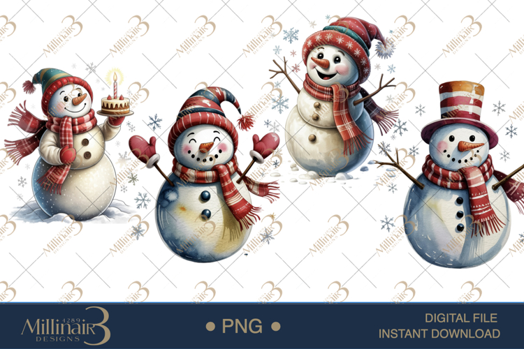 Christmas Watercolor Png Image 10