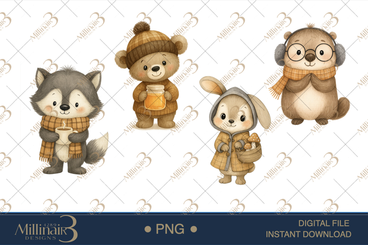 Woodland Animals Clipart Image 10