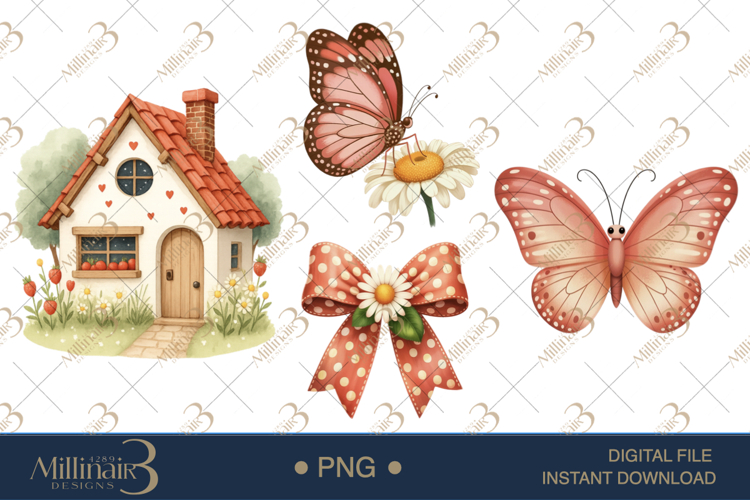 Spring Watercolor Clipart