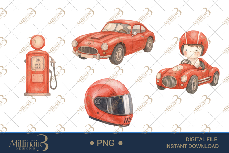 Red Car Clipart Image 18