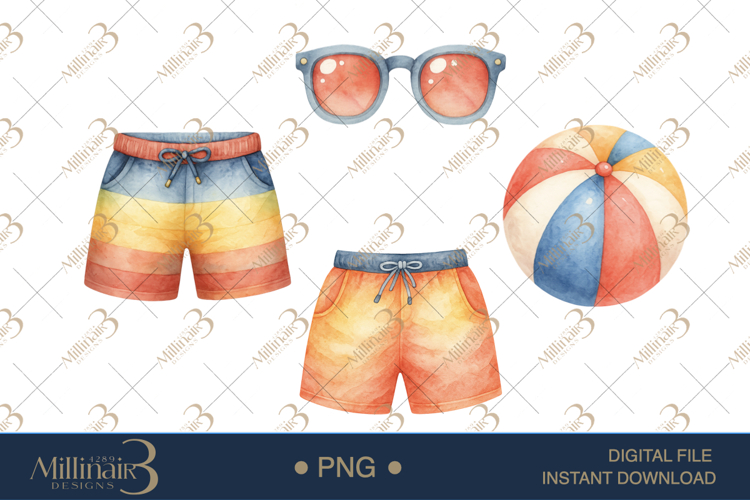 Pool Party Clipart Image 12