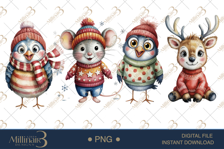 Christmas Watercolor Png Image 8