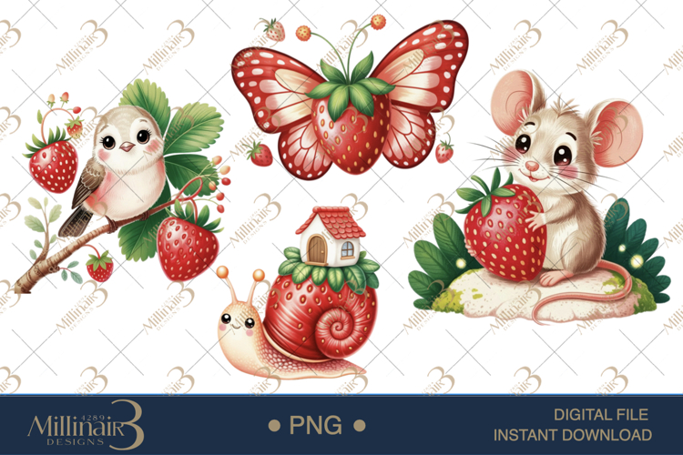 Watercolor Fairy Garden Clipart | Whimsical Watercolor Fairy