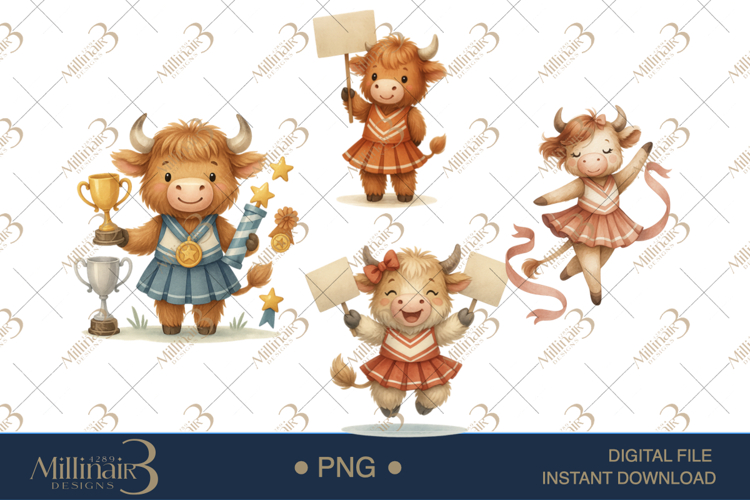 Highland Cow Clipart Image 13