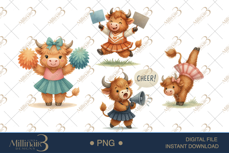 Highland Cow Clipart Image 12