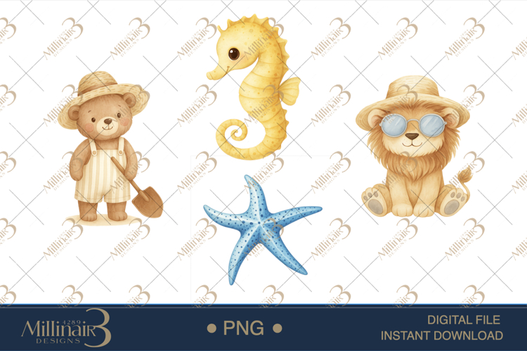 Ocean Animals Clipart Image 6